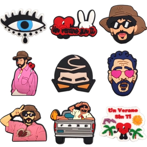 Bad Bunny Shoe Charms Jibbitz - Picture 2 of 11